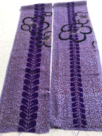 Listing 18 of 19 for Vintage Japanese Hand Printed Silk Kimono Fabric Panels