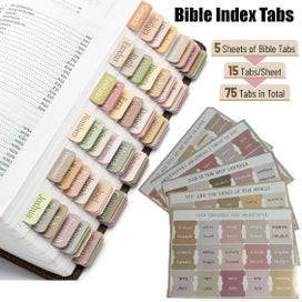 Listing 3 of 20 for Bible Book Repostion Bible Index Tabs *Local Buy*