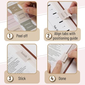 Listing 17 of 20 for Bible Book Repostion Bible Index Tabs *Local Buy*