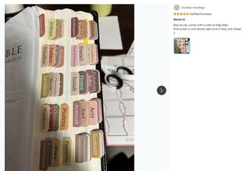 Listing 2 of 20 for Bible Book Repostion Bible Index Tabs *Local Buy*