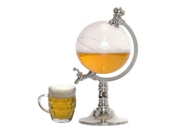 Listing 6 of 9 for Novelty Globe Wine Whiskey Decanters Beer Liquor Dispenser Bar Drinking Liquor