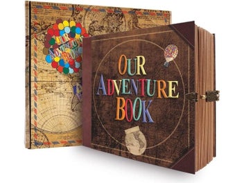 Listing 1 of 15 for 146 Page DIY Handmade Photo Album Scrapbook Our Adventure Book Retro Kraft