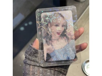 Listing 3 of 10 for 1PC Kpop Idol Photocard Sleeves 3in Photocard Holder Laser PVC Photo Card