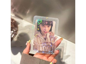 Listing 4 of 10 for 1PC Kpop Idol Photocard Sleeves 3in Photocard Holder Laser PVC Photo Card