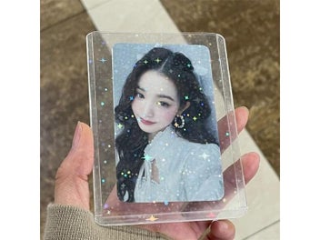 Listing 6 of 10 for 1PC Kpop Idol Photocard Sleeves 3in Photocard Holder Laser PVC Photo Card