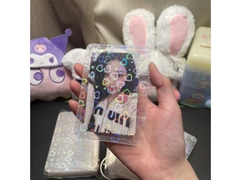 Listing 1 of 10 for 1PC Kpop Idol Photocard Sleeves 3in Photocard Holder Laser PVC Photo Card