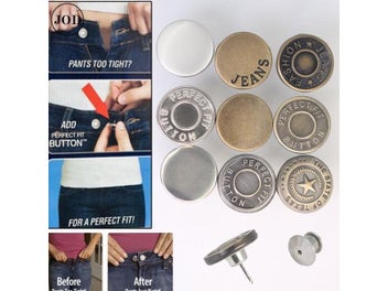 Listing 7 of 10 for Detachable Adjustable Jean Snap Fastener 17mm For Clothing Sewing-free DIY