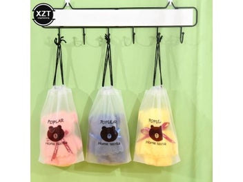 Listing 5 of 9 for 30x30cm Coral Velvet Fleece Cute Bear Hand Towel Handkerchief Towels Absorbent