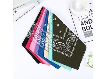 Listing 3 of 10 for NEW Hip Hop Cashew Flower Printed Bandana Man Women Fashion Outdoor Headbands