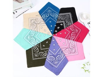 Listing 6 of 10 for NEW Hip Hop Cashew Flower Printed Bandana Man Women Fashion Outdoor Headbands