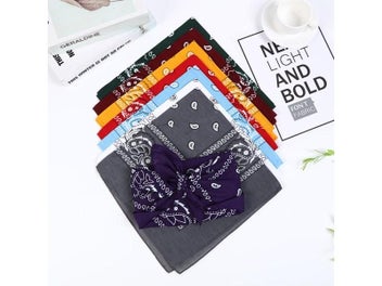 Listing 7 of 10 for NEW Hip Hop Cashew Flower Printed Bandana Man Women Fashion Outdoor Headbands