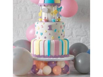 Listing 3 of 9 for Fillable Cake Stand Flower Organizer For Wedding Bridals Thanksgiving