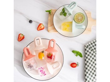 Listing 4 of 10 for 1/3pcs Ice Pops Mold Mini Food Grade Molds Popsicle Ice Cream Mold With Cover