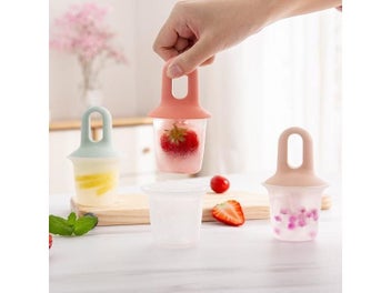 Listing 6 of 10 for 1/3pcs Ice Pops Mold Mini Food Grade Molds Popsicle Ice Cream Mold With Cover