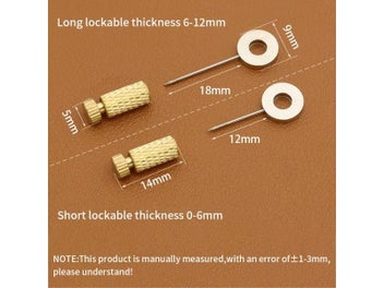 Listing 8 of 16 for YOMDID 5/10pcs Leather Suture Positioning Needle DIY Leather Tool