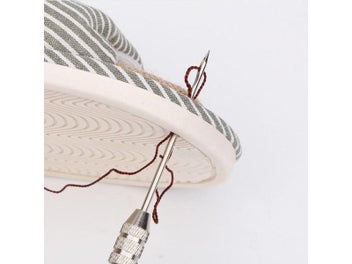 Listing 4 of 10 for Leather Sewing Kit Awl Set Shoes Repair Tool Kit Punch Needles