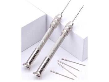 Listing 5 of 10 for Leather Sewing Kit Awl Set Shoes Repair Tool Kit Punch Needles