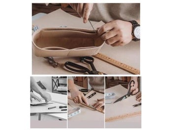 Listing 7 of 9 for For H Picotin18 22 26 Felt Cloth Insert Bag Organizer Makeup Bucket Organizer