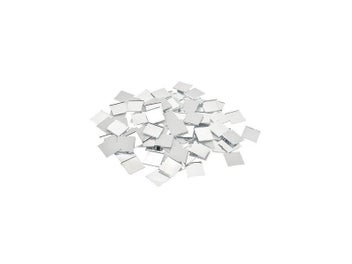 Listing 1 of 9 for 100pcs/pack Mini Square Glass Mirror Mosaic Tiles Bulk DIY Handmade Craft