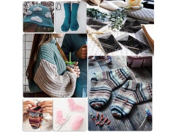 Listing 5 of 10 for 3pcs Circular Sock Knitting Needles Stainless Steel Mini Weaving Needlework