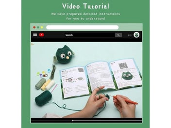 Listing 5 of 10 for LMDZ Crochet Kit For Beginners Crochet Starter Kit Owl Crocheting Animals Kit