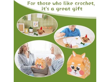 Listing 8 of 10 for LMDZ Crochet Kit For Beginners Crochet Starter Kit Owl Crocheting Animals Kit