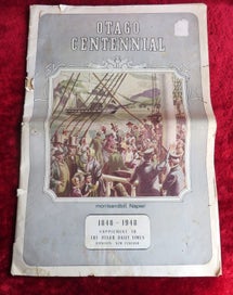 Listing 1 of 13 for !!! Otago Centennial 1848 1948. Otago Daily Times supplement