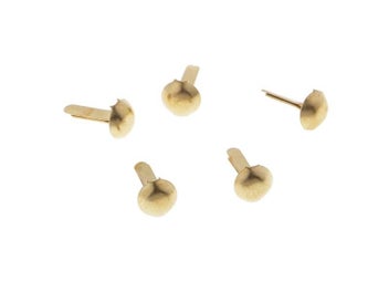 Listing 7 of 9 for 400pcs Mini Decorative Round Head Split Pins Metal Brads Paper Fasteners For