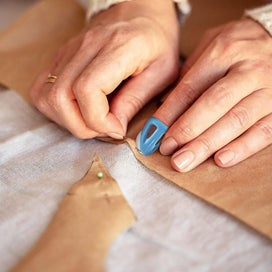 Listing 4 of 5 for 2 Pack Silicone Sewing Thimbles For Fingers Thumb, Large & Medium Finger Thimbl