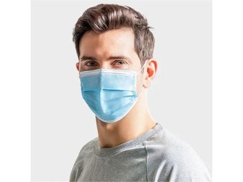 Listing 8 of 10 for 10-200pcs Black 3 Layer Non Woven Disposable Face Masks Anti Dust Breathable