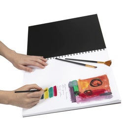 Listing 3 of 3 for Derwent Academy Art PP Cover Visual Art Diary 11x14 Portrait 120pg BLK