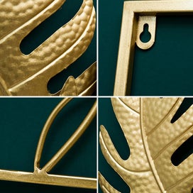 Listing 10 of 20 for Wall Hanging sculpture 3D Metal Art leaves Frames *Local Buy*