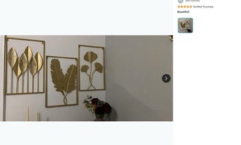 Listing 4 of 20 for Wall Hanging sculpture 3D Metal Art leaves Frames *Local Buy*