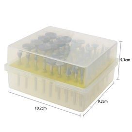 Listing 2 of 3 for Diamond Coated Grinder Head Lapidary Burr Drill For Dremel Rotary Tools Pack