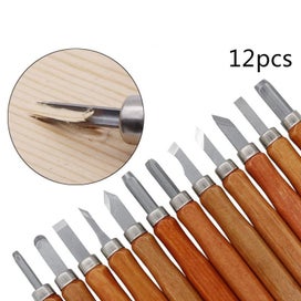 Listing 2 of 3 for 12PCS/Set Carpentry Carving Tool Woodworking Carving Chiseling Graphic Artist