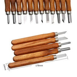 Listing 3 of 3 for 12PCS/Set Carpentry Carving Tool Woodworking Carving Chiseling Graphic Artist