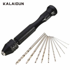 Listing 3 of 3 for 11 pcs drill set nuclear carving tool mini hand drill precision needle pliers