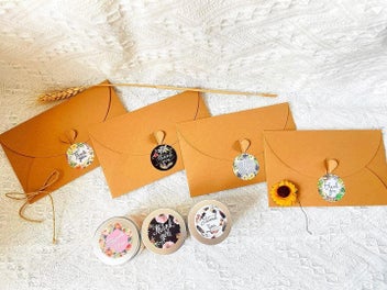 Listing 5 of 7 for NEW 500pcs/Roll Thank You Stickers with 8 Floral Designs Labels