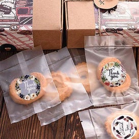 Listing 6 of 7 for NEW 500pcs/Roll Thank You Stickers with 8 Floral Designs Labels