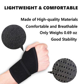 Listing 3 of 5 for 2 Pack Adjustable Sport Wrist Bracewrist Strap Hand Support Carpal Tunnel Brace