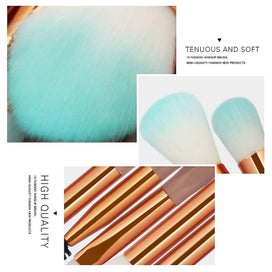 Listing 2 of 5 for Eye Brush Set Unicorn Eyeshadow Eyeliner Blending Crease Kit Makeup Brushes Mak