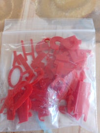 Listing 2 of 2 for CTMH-RED Acrylic Titles, tiles Scrapbooking Card making
