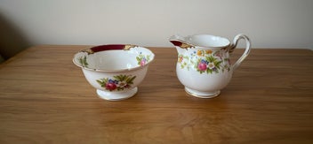 Listing 1 of 11 for Gorgeous Shelley 13395 Dubarry fine bone china sugar bowl and milk/creamer jug