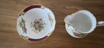 Listing 3 of 11 for Gorgeous Shelley 13395 Dubarry fine bone china sugar bowl and milk/creamer jug