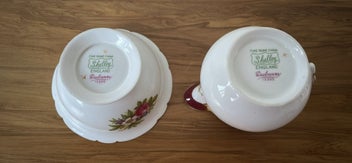 Listing 4 of 11 for Gorgeous Shelley 13395 Dubarry fine bone china sugar bowl and milk/creamer jug