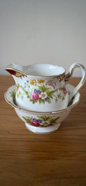 Listing 10 of 11 for Gorgeous Shelley 13395 Dubarry fine bone china sugar bowl and milk/creamer jug