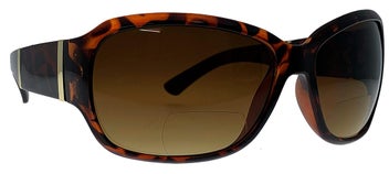 Listing 3 of 5 for Outdoor Bifocal Tortoiseshell / Brown Lens Sun Readers - Assorted OPTICAL Powers