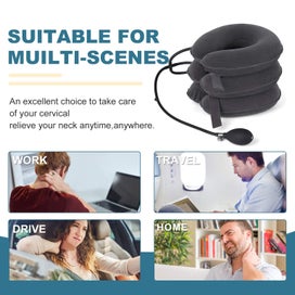 Listing 2 of 5 for Cervical Neck Traction Device, Neck Traction Device for Neck Pain Relief(Gray)