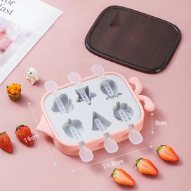 Listing 2 of 5 for Ice Cream Mold Popsicle Silicone 6-hole Popsicle Mold Bpa Free For Children An