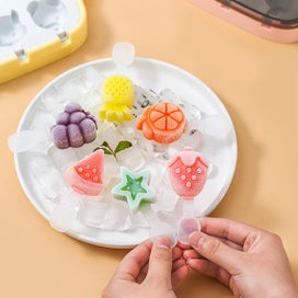 Listing 4 of 5 for Ice Cream Mold Popsicle Silicone 6-hole Popsicle Mold Bpa Free For Children An